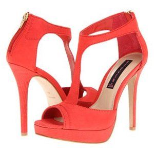 Steve Madden Kaciee Pumps, Salmon Pink/Orange